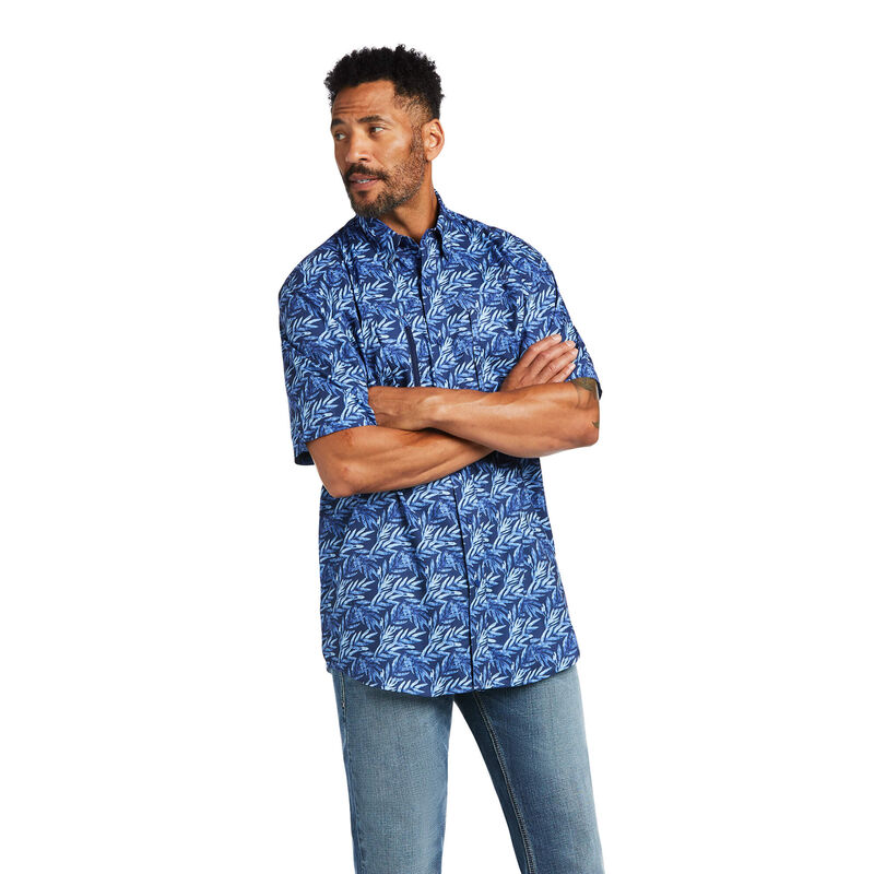 Ariat Hemden Herren - Venttek Classic Fit Blau ( ZBAFD-6401 )